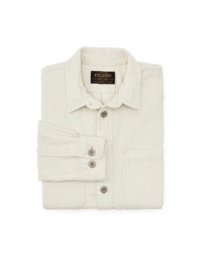 FILSON 6-WALE CORDUROY SHIRT - KHAKI
