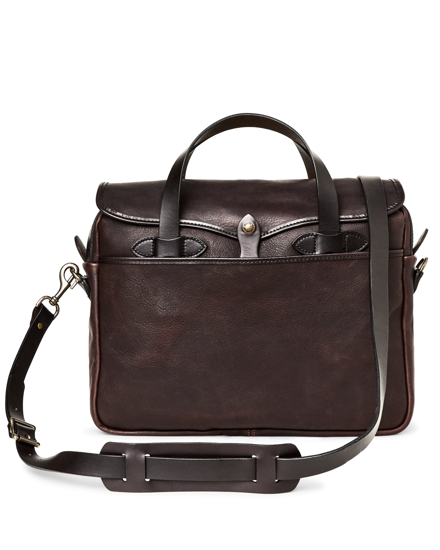 FILSON HERITAGE LEATHER JOURNEYMAN ORIGINAL BRIEFCASE - BALLARD BROWN