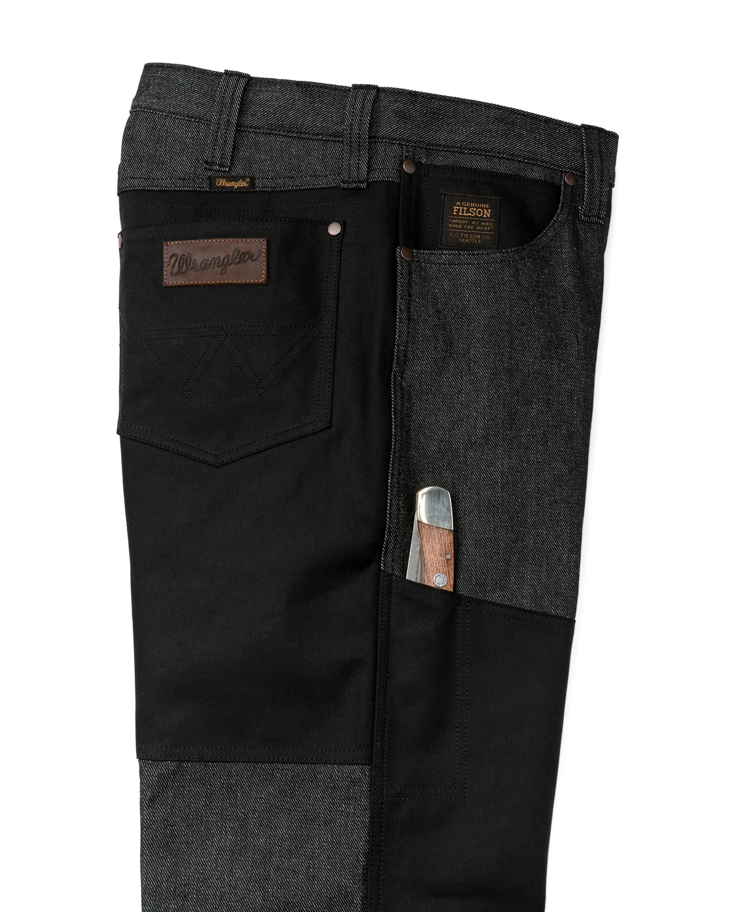 WRANGLER X FILSON WILD ADVENTURE JEANS - BLACK