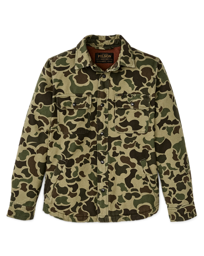 FILSON FLEECE LINED JAC-SHIRT - TUNDRA SHRUB CAMO