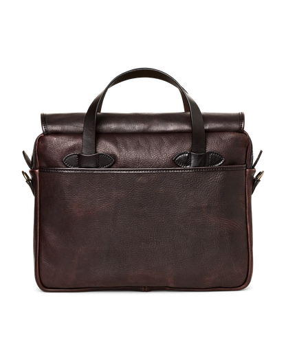 FILSON HERITAGE LEATHER JOURNEYMAN ORIGINAL BRIEFCASE - BALLARD BROWN