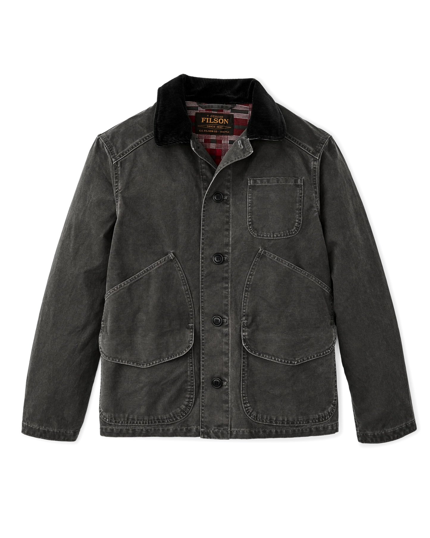 FILSON CANVAS OUTFITTER JACKET - PEAT