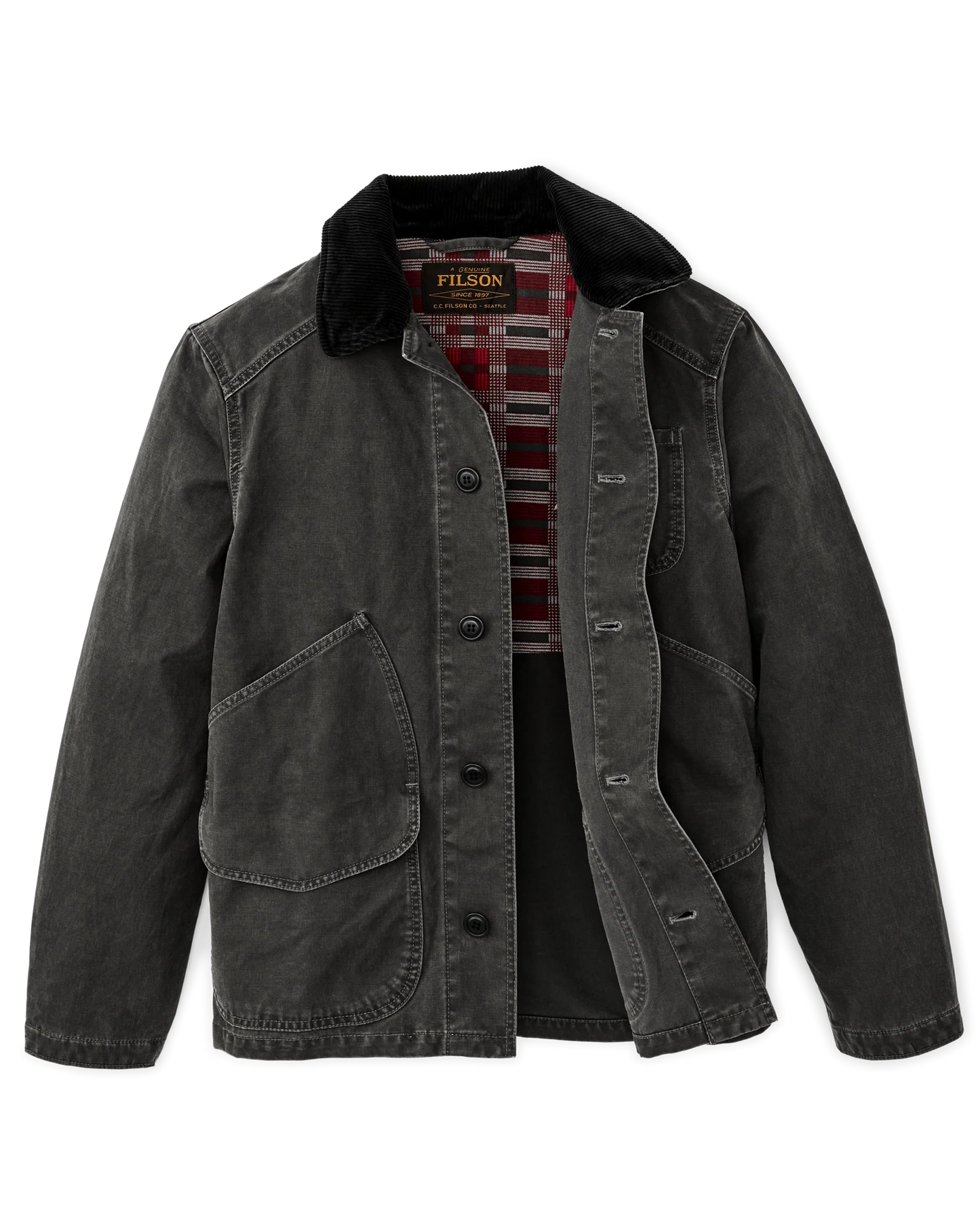 FILSON CANVAS OUTFITTER JACKET - PEAT