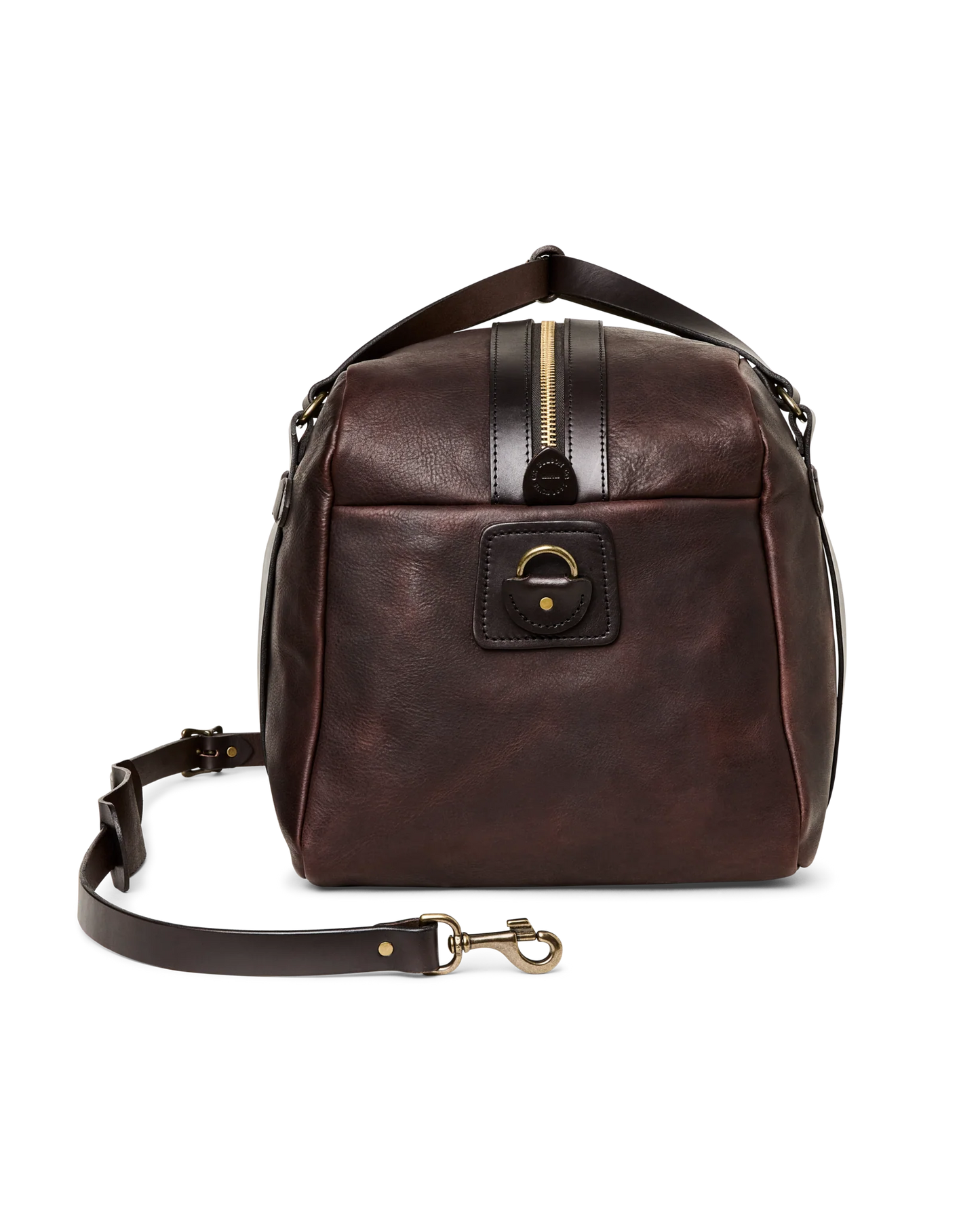 FILSON HERITAGE LEATHER MEDIUM DUFFLE BAG - BALLARD BROWN