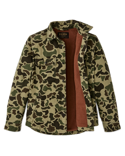 FILSON FLEECE LINED JAC-SHIRT - TUNDRA SHRUB CAMO