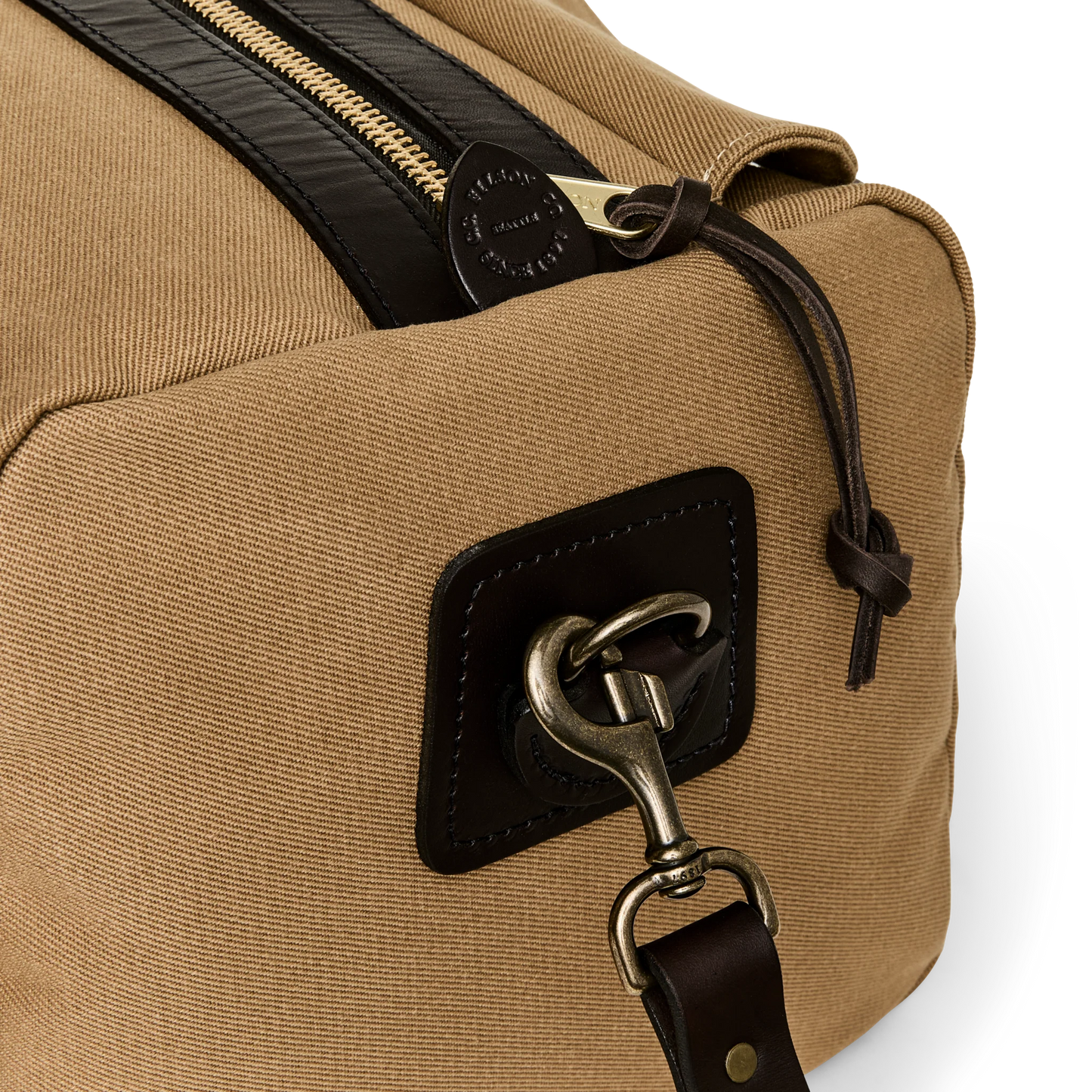 FILSON SMALL RUGGED TWILL DUFFLE BAG - TAN