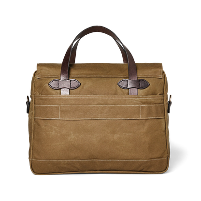 FILSON 24-HOUR TIN CLOTH BRIEFCASE - DARK TAN