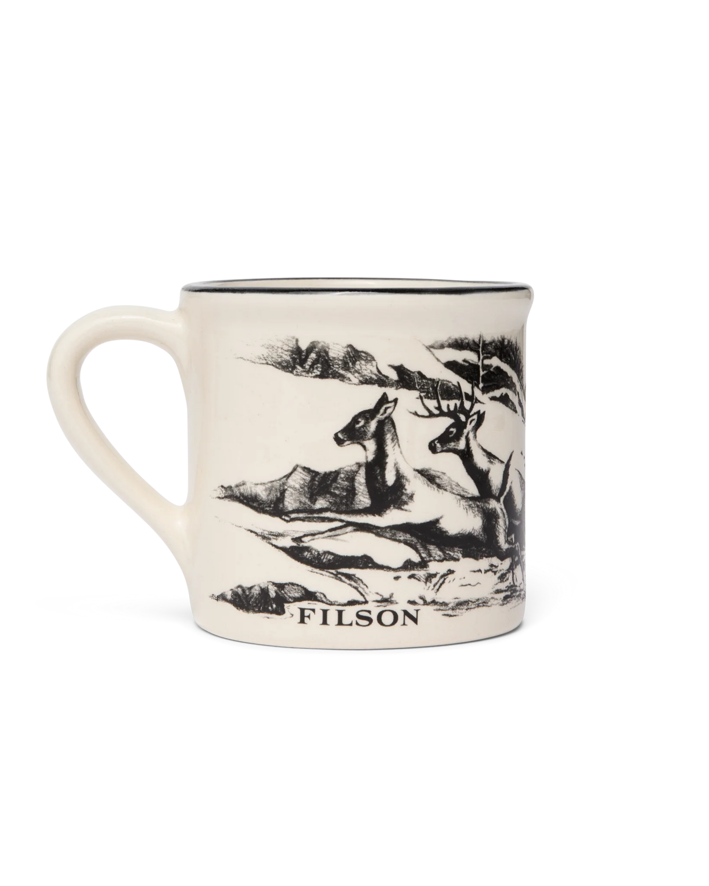 FILSON STONEWARE MUG - NATURAL / DEER