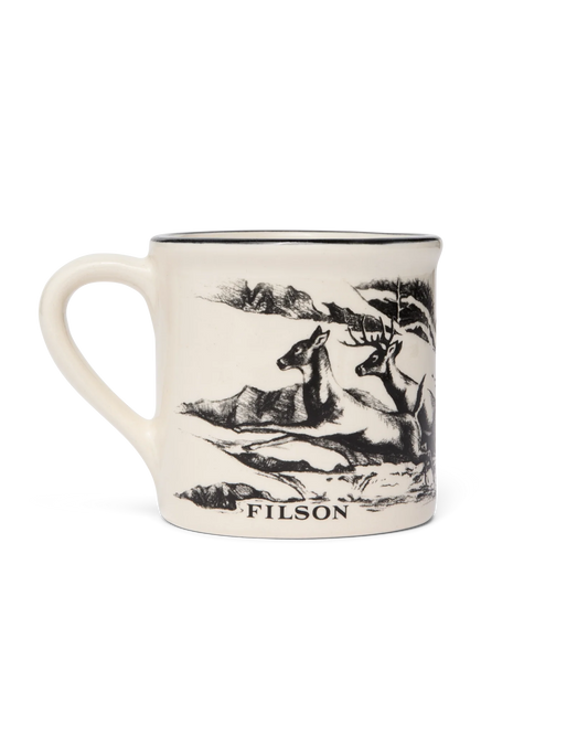 FILSON STONEWARE MUG - NATURAL / DEER