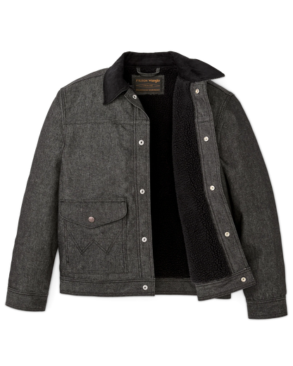 WRANGLER X FILSON DENIM WORK JACKET - BLACK