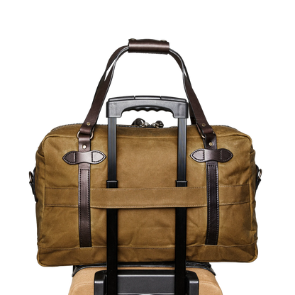 FILSON 48-HOUR TIN CLOTH DUFFLE BAG - DARK TAN