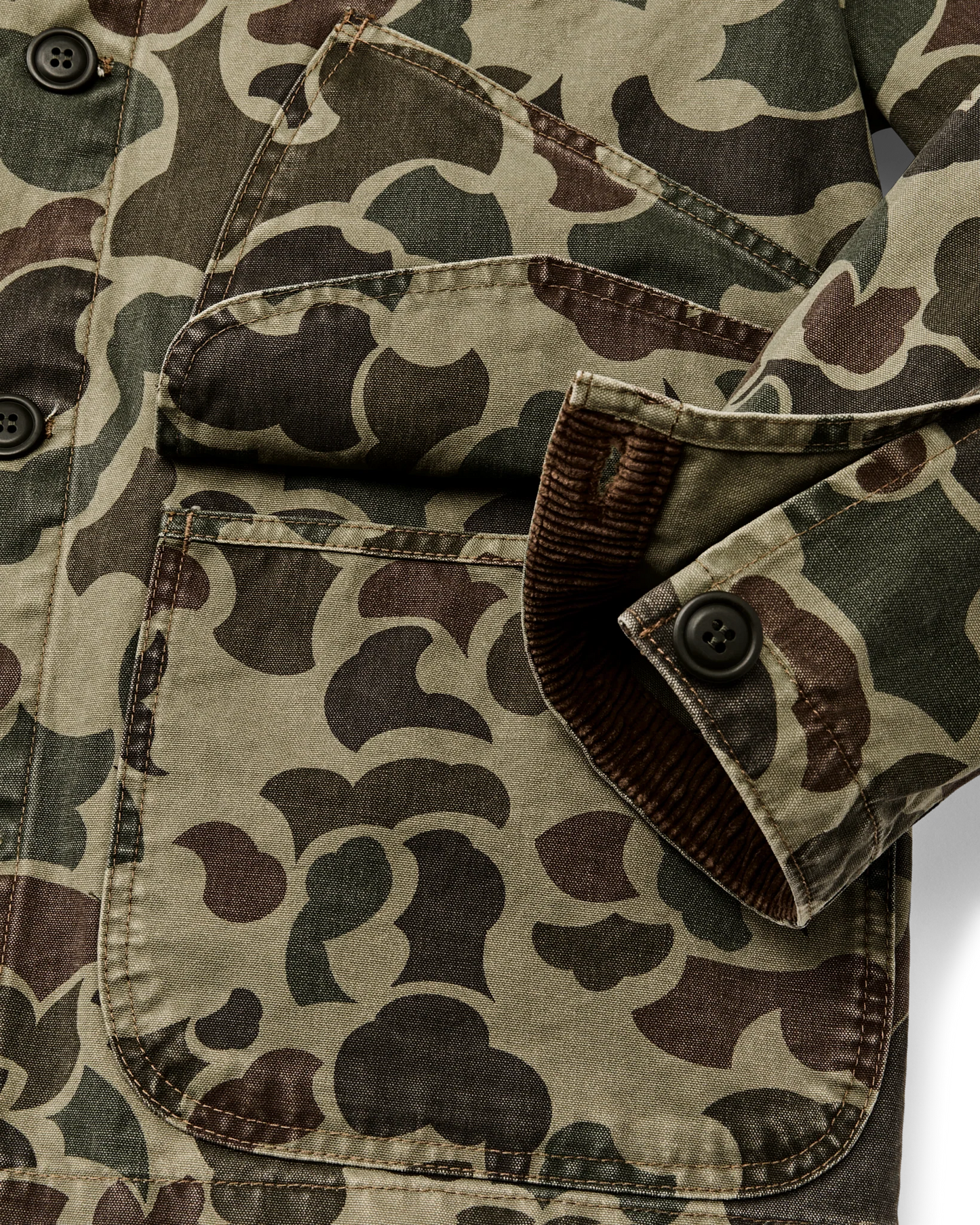 FILSON CANVAS OUTFITTER JACKET - TUNDRA SHRUB CAMO