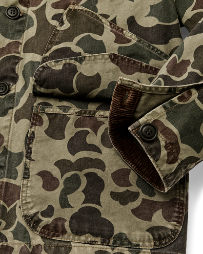 FILSON CANVAS OUTFITTER JACKET - TUNDRA SHRUB CAMO