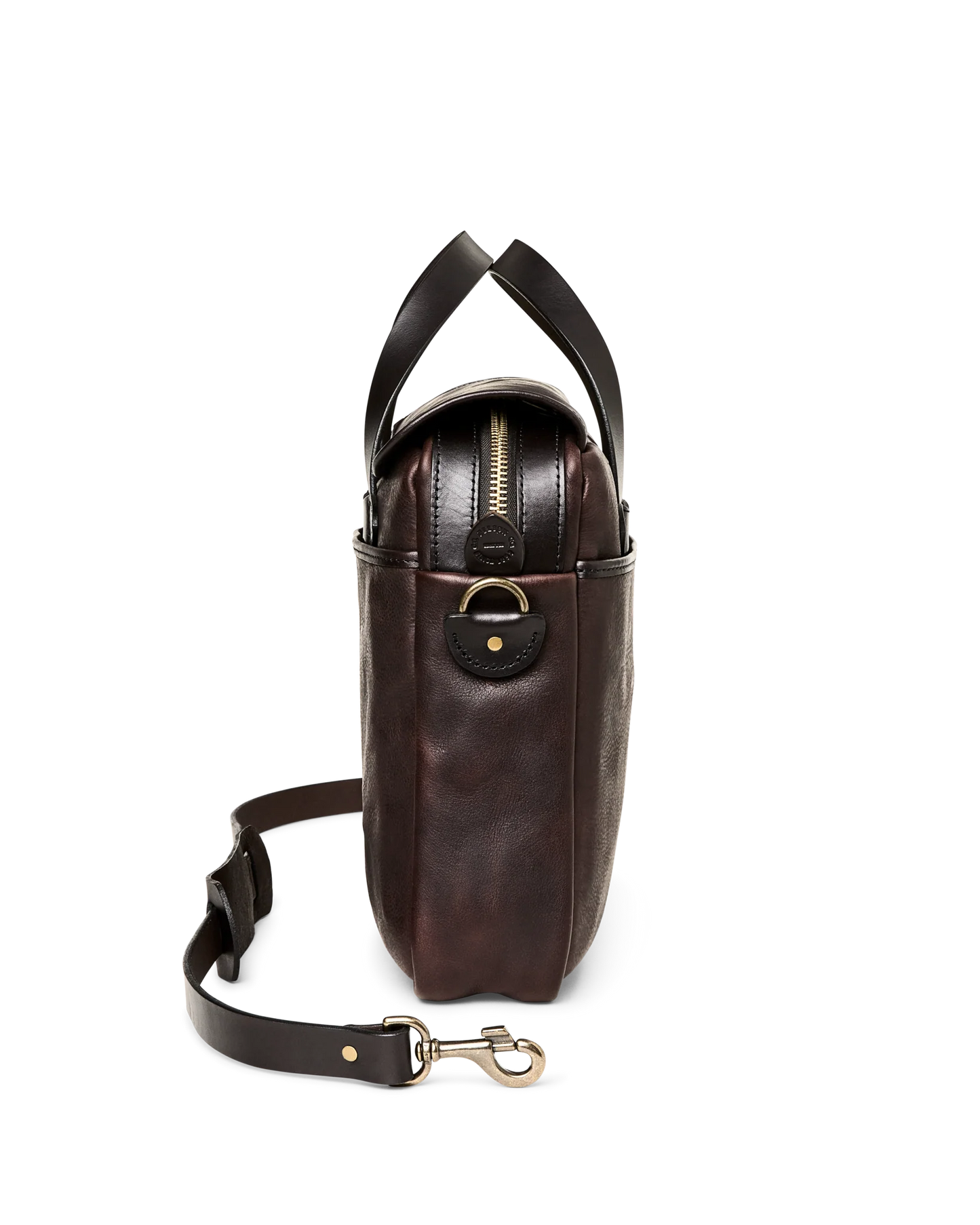 FILSON HERITAGE LEATHER JOURNEYMAN ORIGINAL BRIEFCASE - BALLARD BROWN