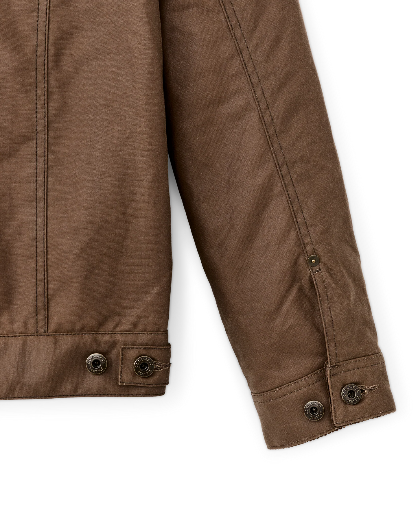 FILSON INSULATED SHORT CRUISER - DARK BROWN