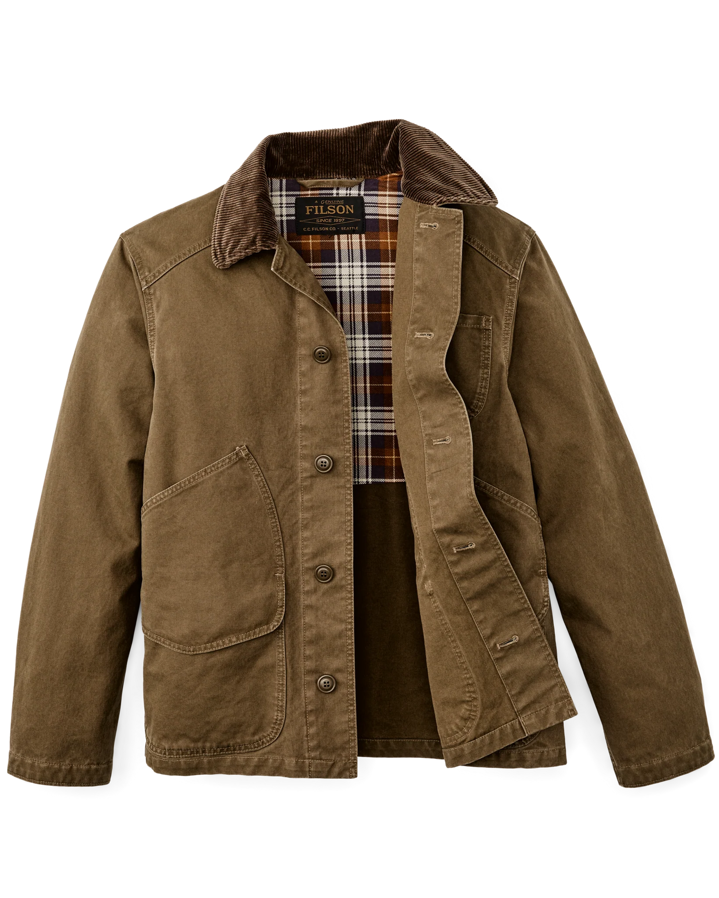 FILSON CANVAS OUTFITTER JACKET - KANGAROO