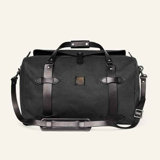 FILSON MEDIUM RUGGED TWILL DUFFLE BAG - Faded Black