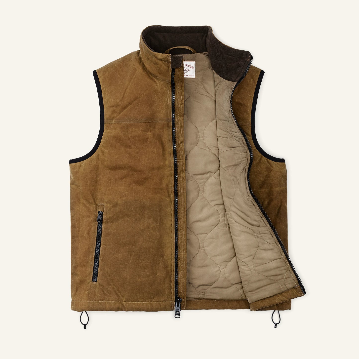 FILSON TIN CLOTH PRIMALOFT® VEST - DARK TAN