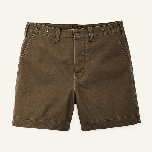 FILSON DRY TIN CLOTH SHORTS - MARSH OLIVE