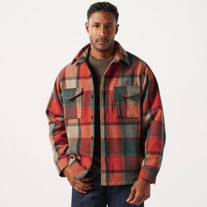 FILSON SEATTLE WOOL JAC-SHIRT - Amber/Spruce Plaid