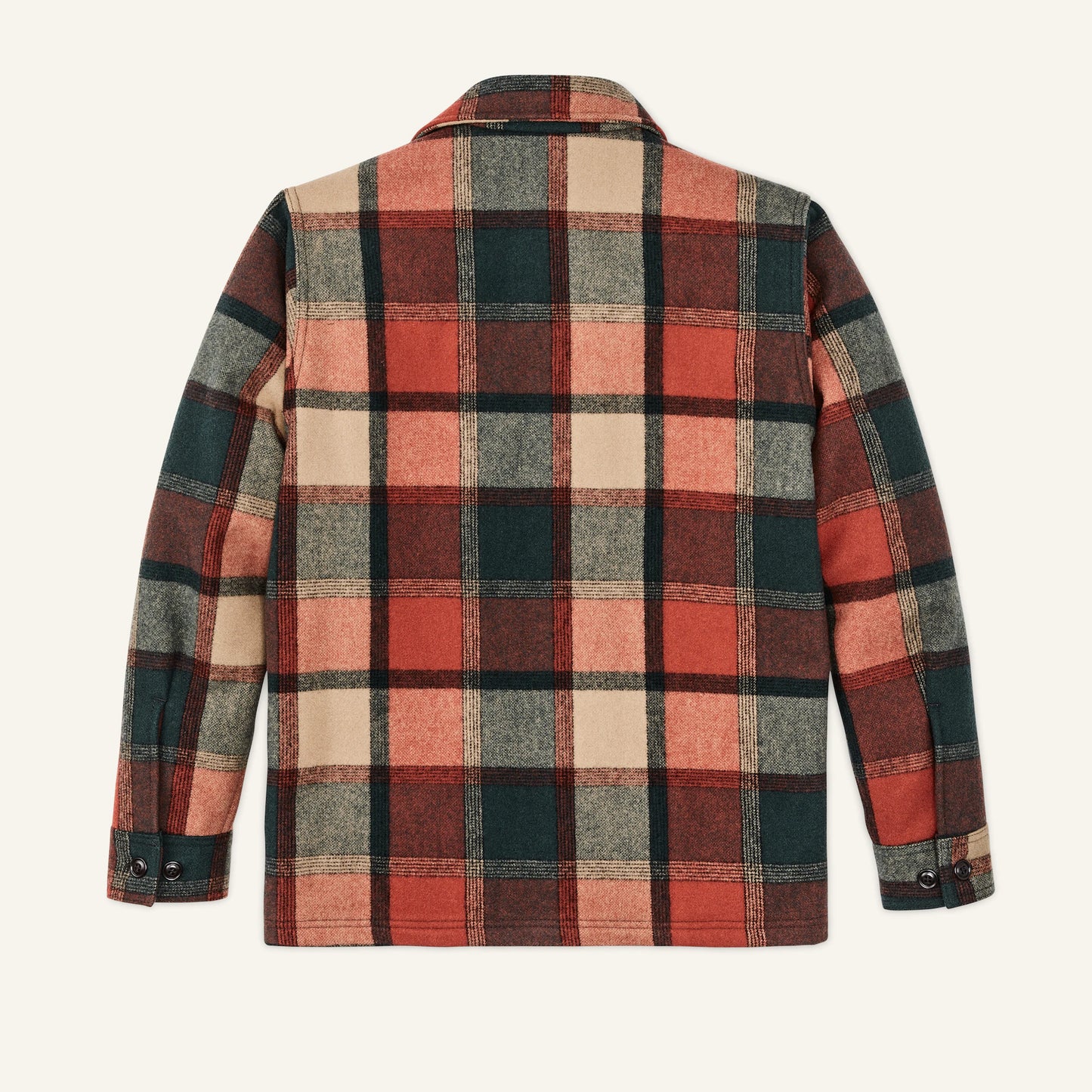 FILSON SEATTLE WOOL JAC-SHIRT - Amber/Spruce Plaid