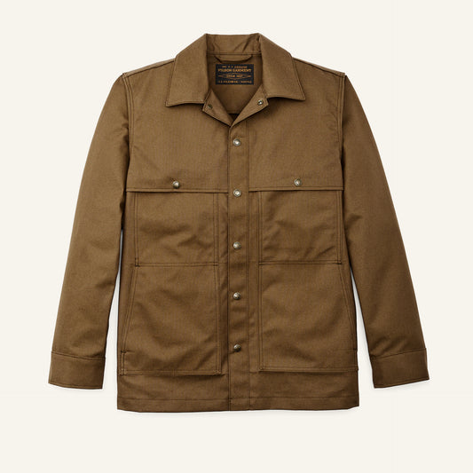 FILSON DRY TIN CLOTH JAC-SHIRT - SEPIA