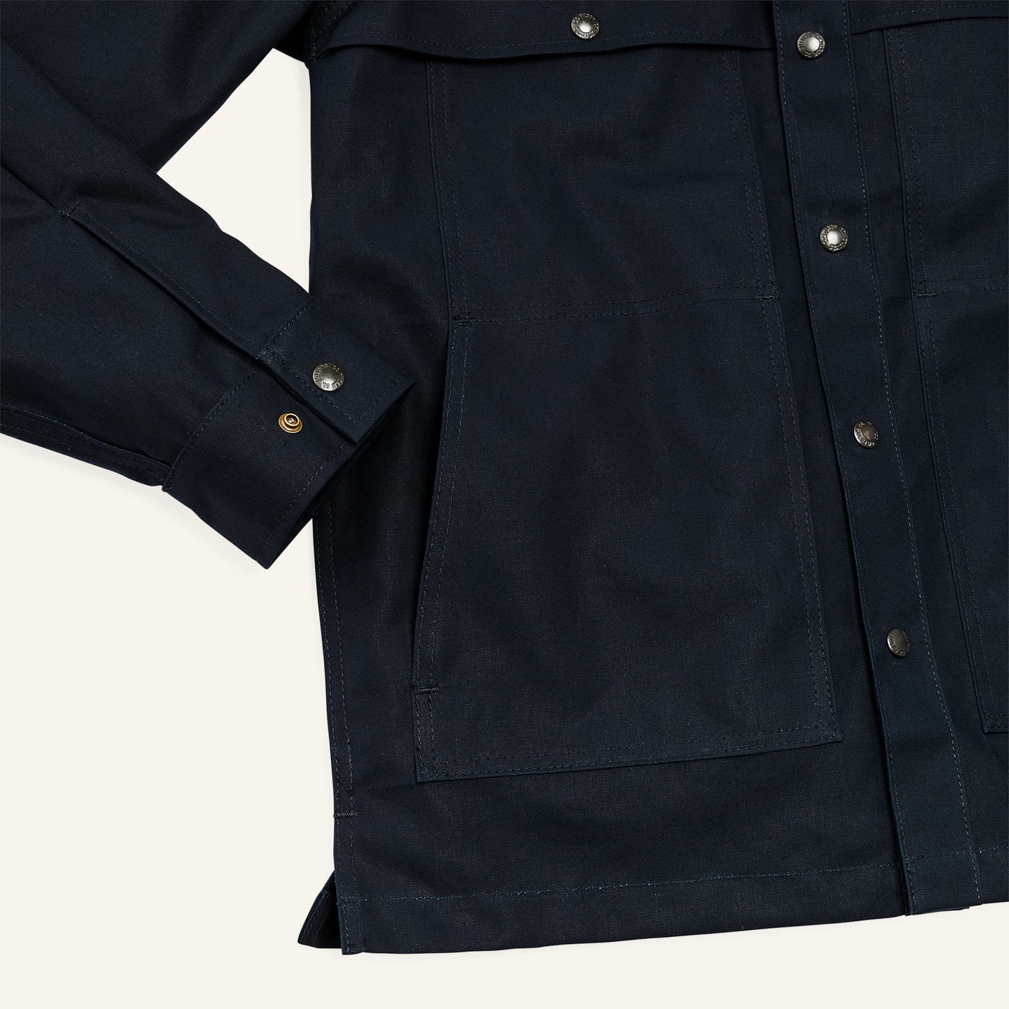 FILSON DRY TIN CLOTH JAC-SHIRT - NAVY