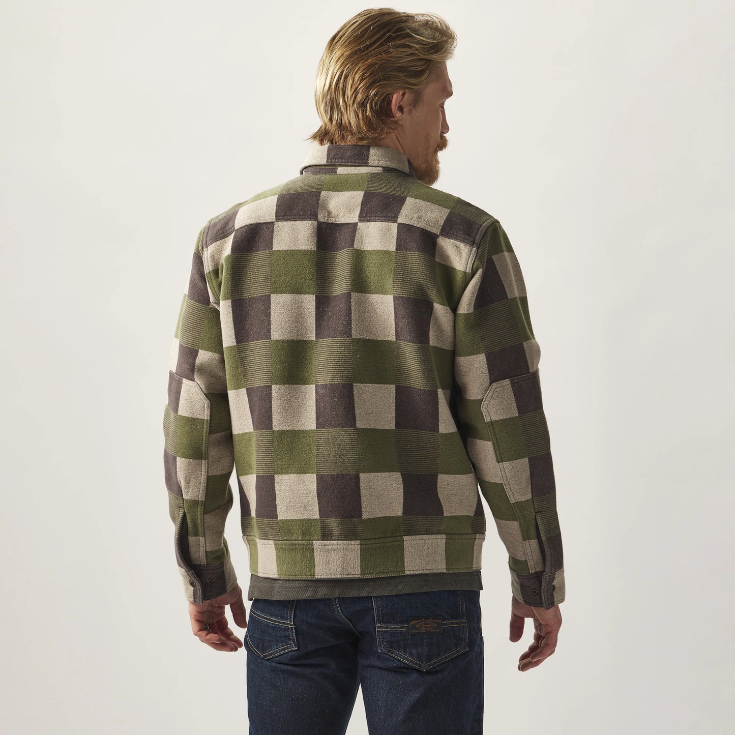 FILSON BEARTOOTH CAMP JACKET - CINDER/OLIVE CHECK