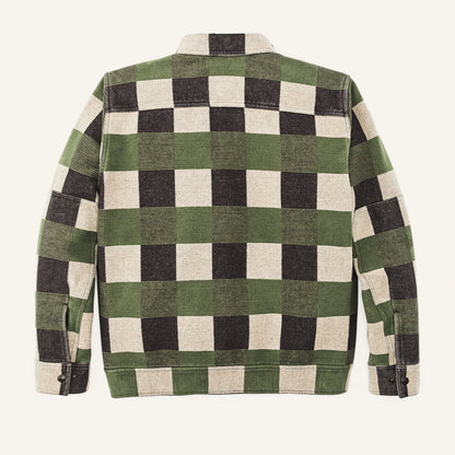 FILSON BEARTOOTH CAMP JACKET - CINDER/OLIVE CHECK