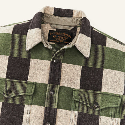 FILSON BEARTOOTH CAMP JACKET - CINDER/OLIVE CHECK