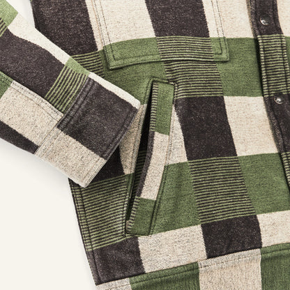 FILSON BEARTOOTH CAMP JACKET - CINDER/OLIVE CHECK