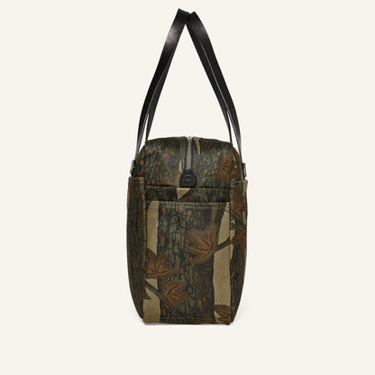 FILSON RUGGED TWILL TOTE BAG WITH ZIPPER - FADED MAPLE BARK CAMO