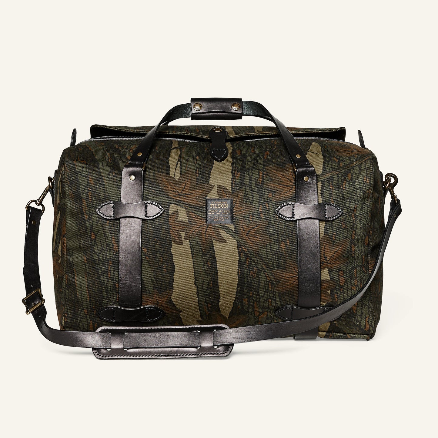 FILSON MEDIUM RUGGED TWILL DUFFLE BAG - MAPLE BARK CAMO