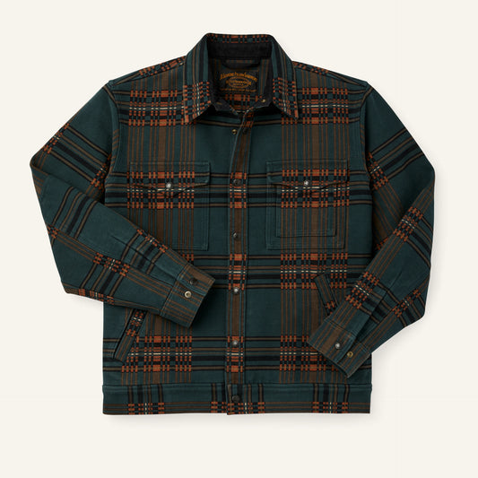 FILSON BEARTOOTH CAMP JACKET - FIR/COPPER BLANKET PLAID