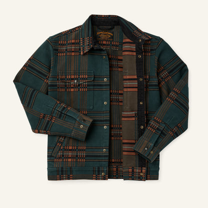 FILSON BEARTOOTH CAMP JACKET - FIR/COPPER BLANKET PLAID