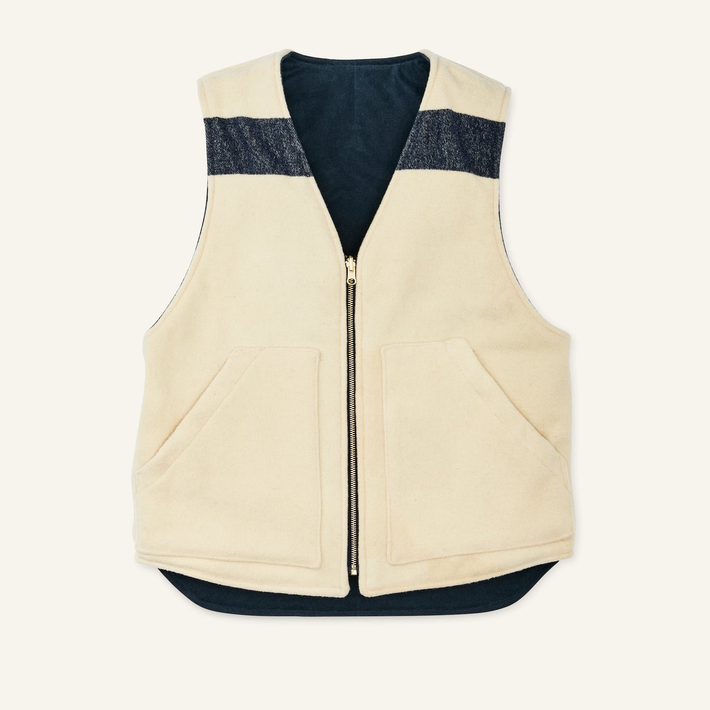 FILSON X GOVERNOR BAXTER REVERSIBLE VEST - TEAL