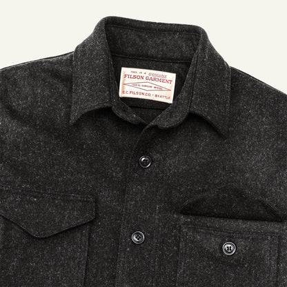 FILSON SEATTLE WOOL JAC-SHIRT - CHARCOAL GRAY