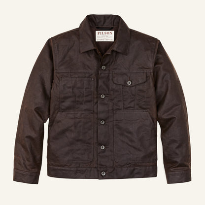 FILSON TIN CLOTH SHORT LINED CRUISER - DARK BROWN