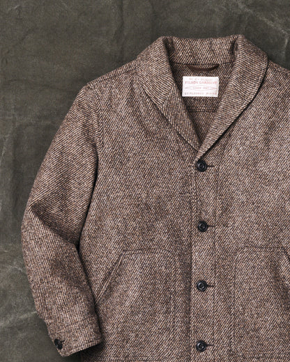 FILSON DECATUR ISLAND WOOL JACKET - NATURAL BROWN