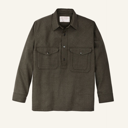 FILSON FORESTRY CLOTH CRUISING SHIRT - FOREST GREEN HEATHER