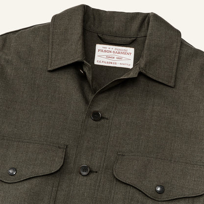 FILSON FORESTRY CLOTH CRUISER - FOREST GREEN HEATHER