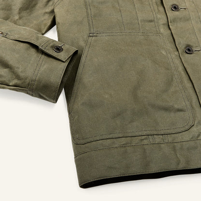 FILSON TIN CLOTH SHORT LINED CRUISER - MILITARY GREEN