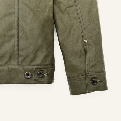 FILSON TIN CLOTH SHORT LINED CRUISER - MILITARY GREEN