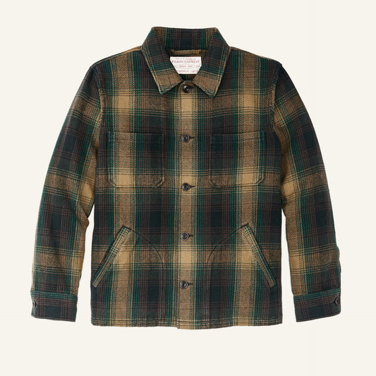 FILSON DEER ISLAND RANCH COAT - DARK TAN/SYCAMORE OMBRE