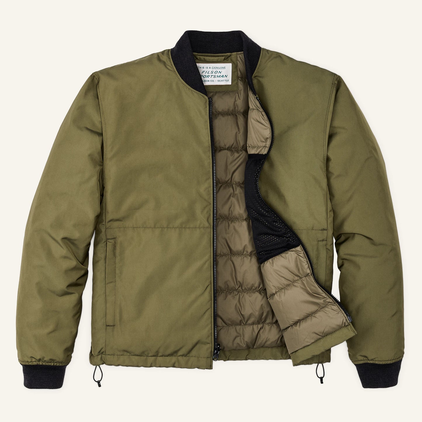 FILSON DOWN LINER JACKET - WINTER MOSS