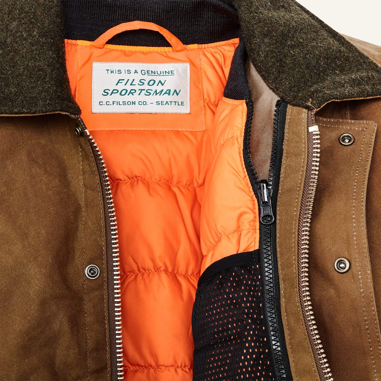 FILSON DOWN LINER JACKET - BLAZE ORANGE