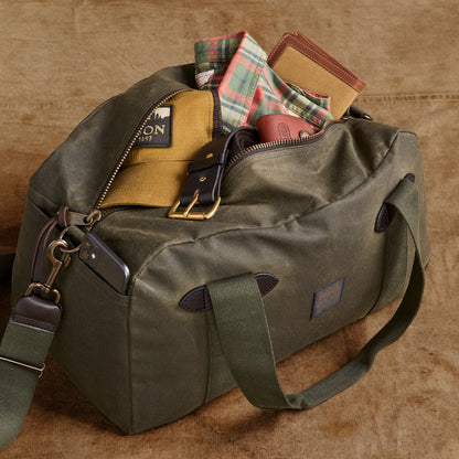 FILSON SMALL TIN CLOTH DUFFLE BAG - OTTER GREEN