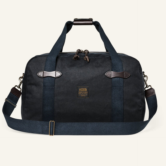 FILSON MEDIUM TIN CLOTH DUFFLE BAG - NAVY