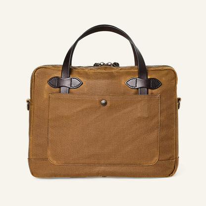 FILSON TIN CLOTH COMPACT BRIEFCASE - DARK TAN