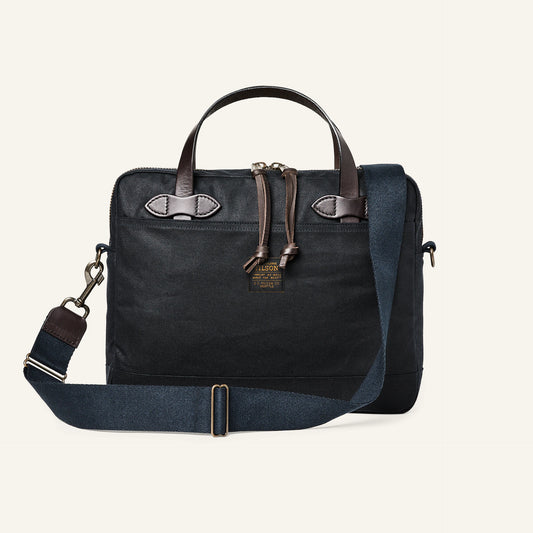 FILSON TIN CLOTH COMPACT BRIEFCASE - NAVY